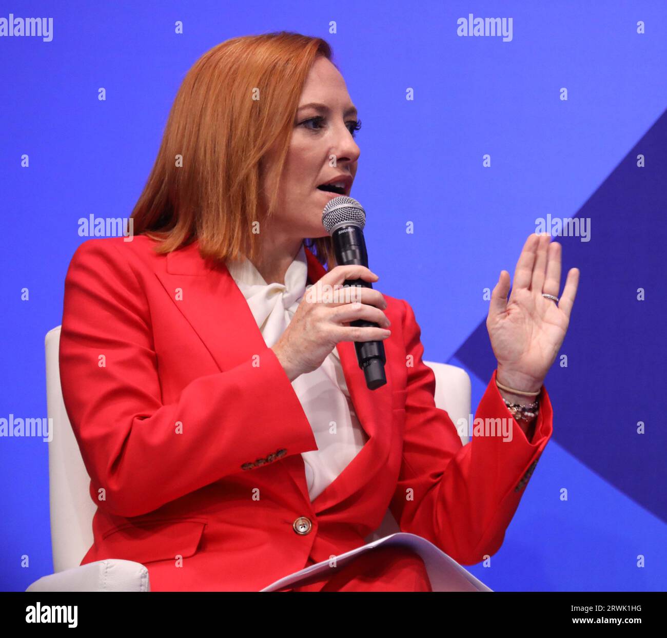 Newark, New York, USA. 19th Sep, 2023. MSNBC political reporter/former