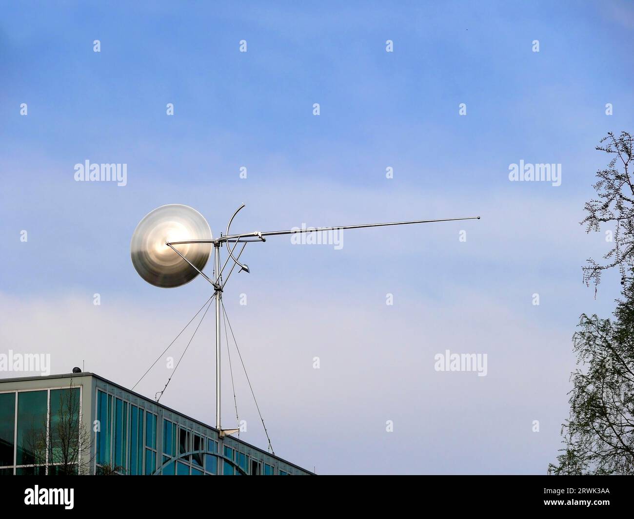 Radio system, dish Stock Photo