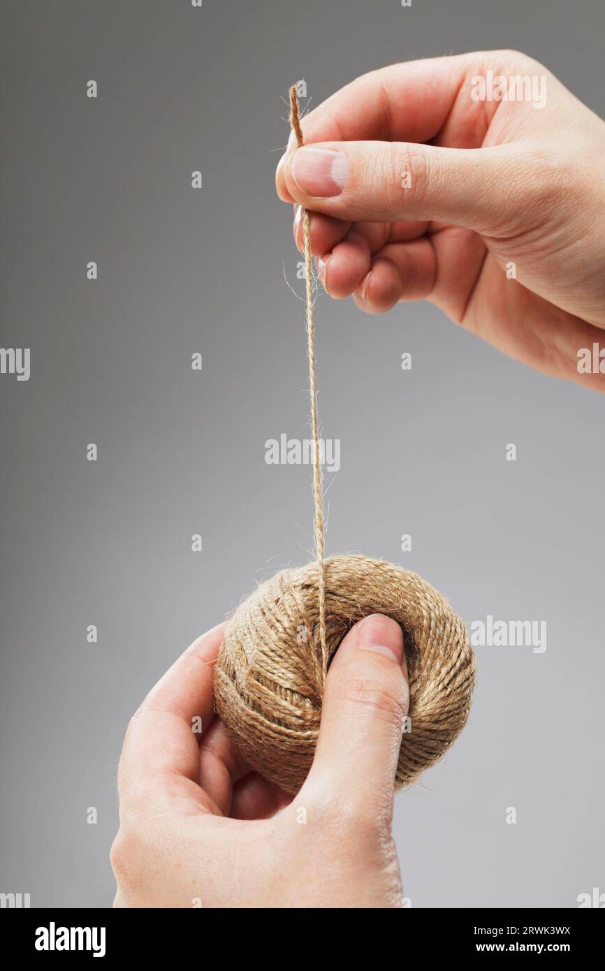 Natural hemp fibre fiber hi-res stock photography and images - Alamy