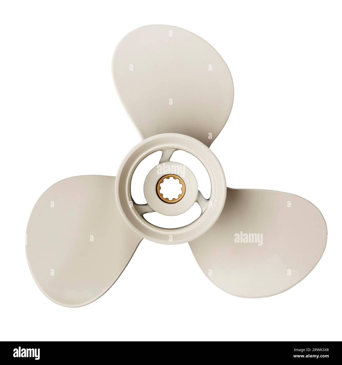 Propeller of a 20 horsepower outboard engine Stock Photo Alamy