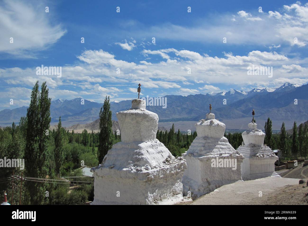 Choerten, Leh, Ladakh Region India Stock Photo