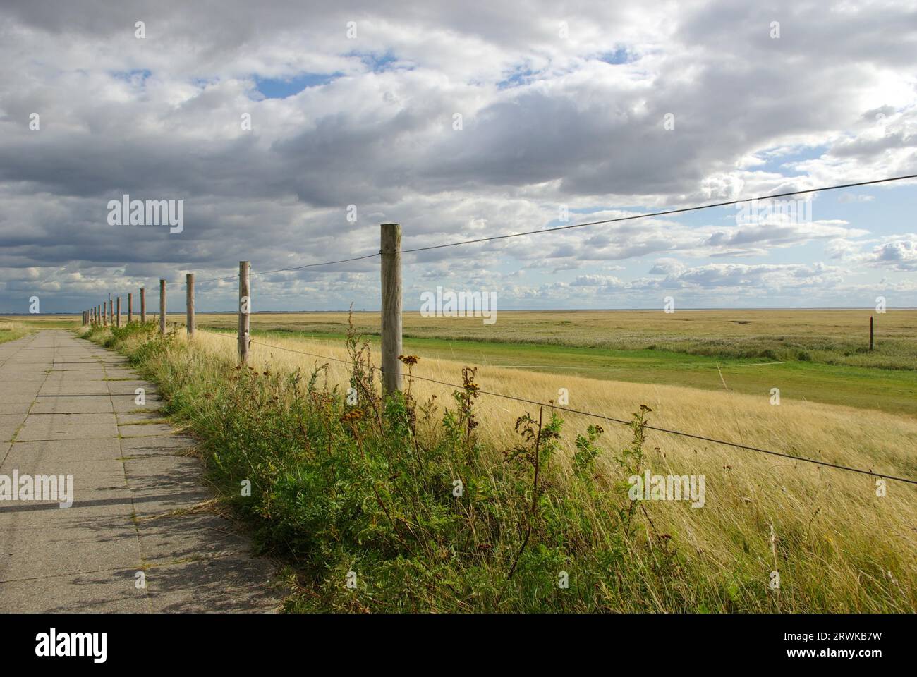 Dike top SPO Stock Photo