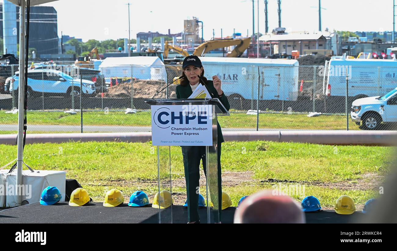 New York, United States. 19th Sep, 2023. New York State Governor Kathy