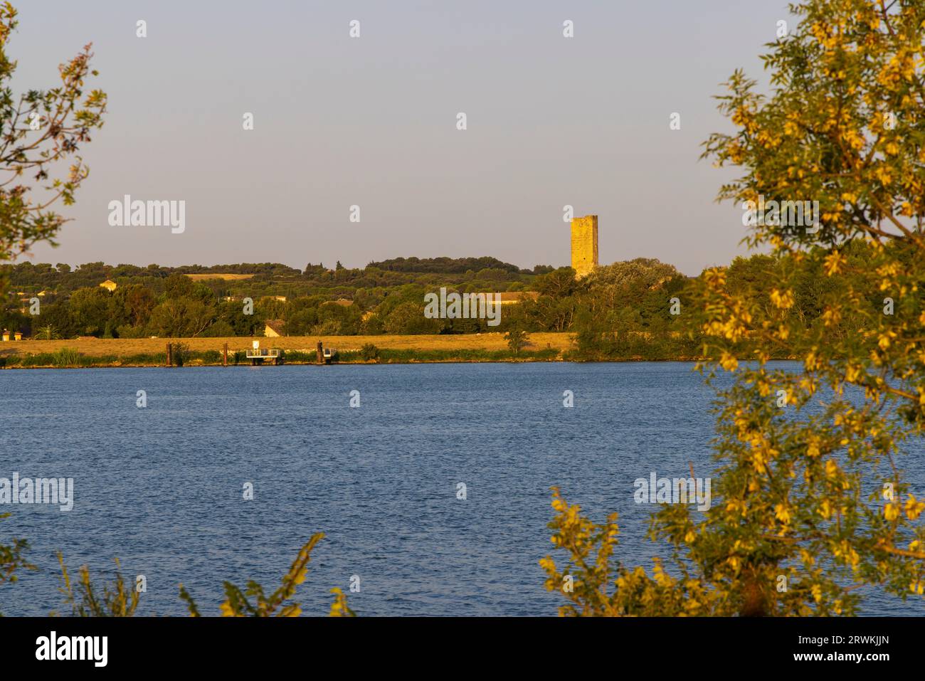 Roquemaure Castle in departement Gard, France Stock Photo Alamy