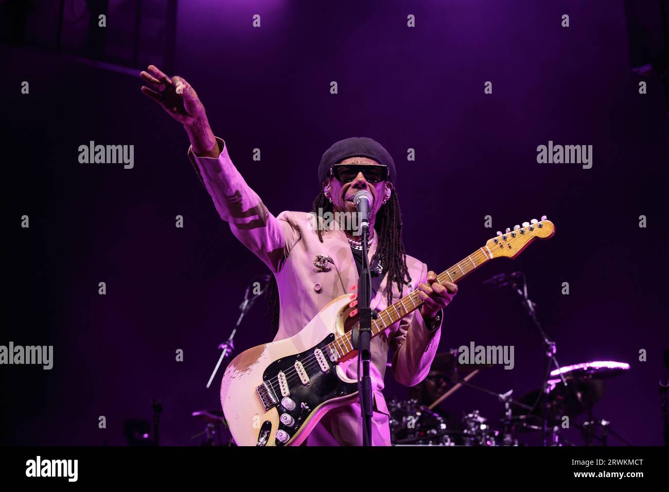 Nile Rodgers & Chic performing at Scotiabank Arena in Toronto Credit