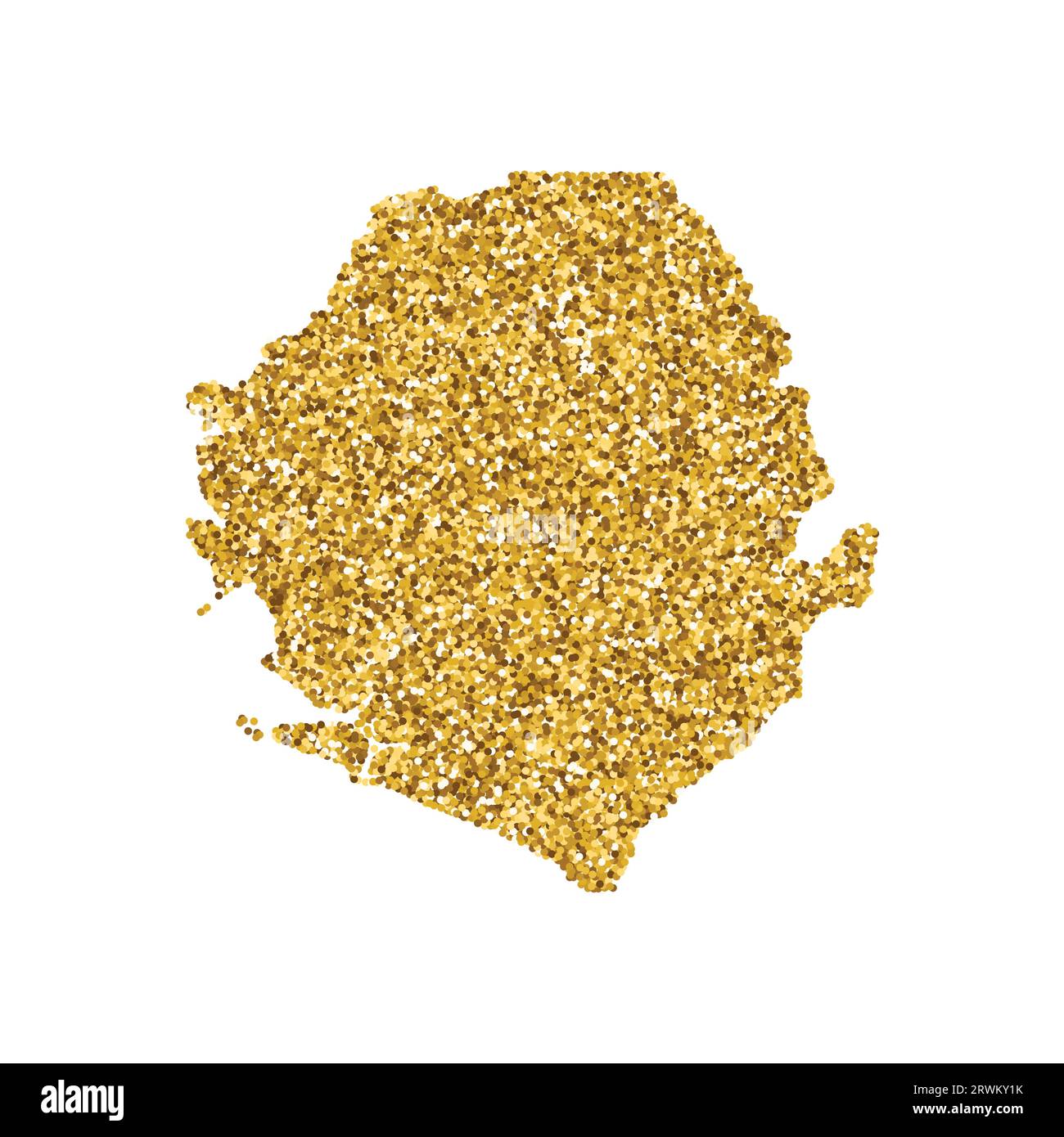 Sierra leone gold map Stock Vector Images - Alamy