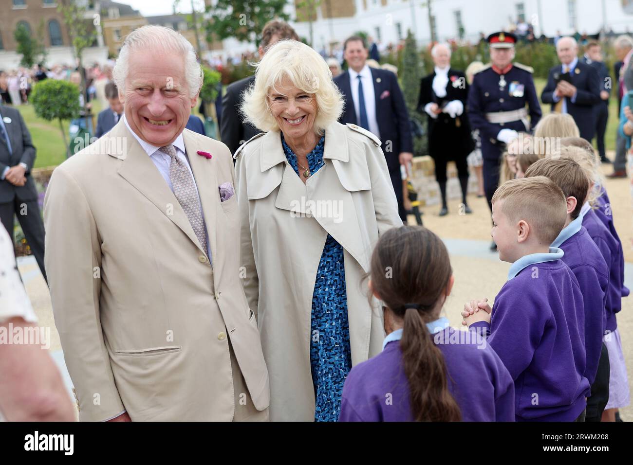 File photo dated 27/06/2023 of King Charles III and Queen Camilla, who