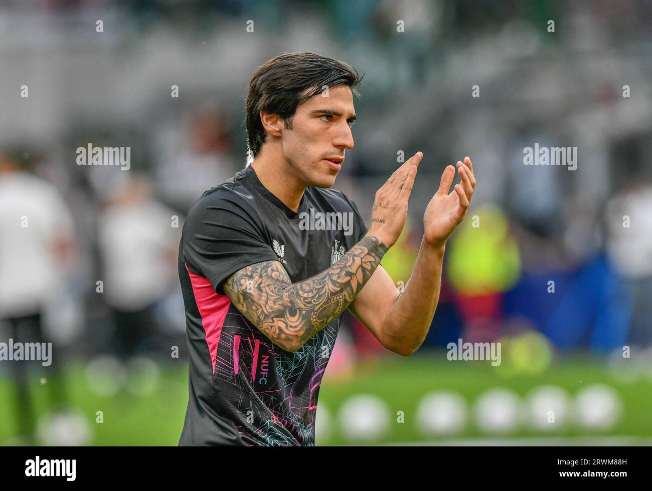 Milano, Italy. 19th, September 2023. Sandro Tonali Of Newcastle United ...