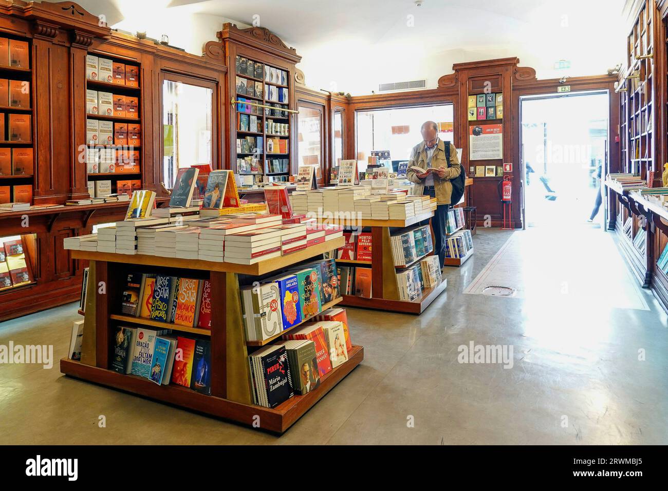 Portugal, Lisbon, Livraria Bertrand founded in 1732 in the Chiado ...