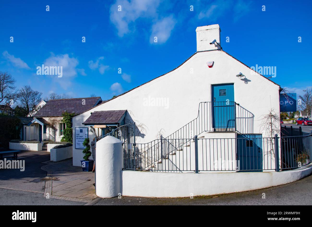 Post Office Cafe, Lisbane, County Down, Comber, Northern Ireland Stock Photo