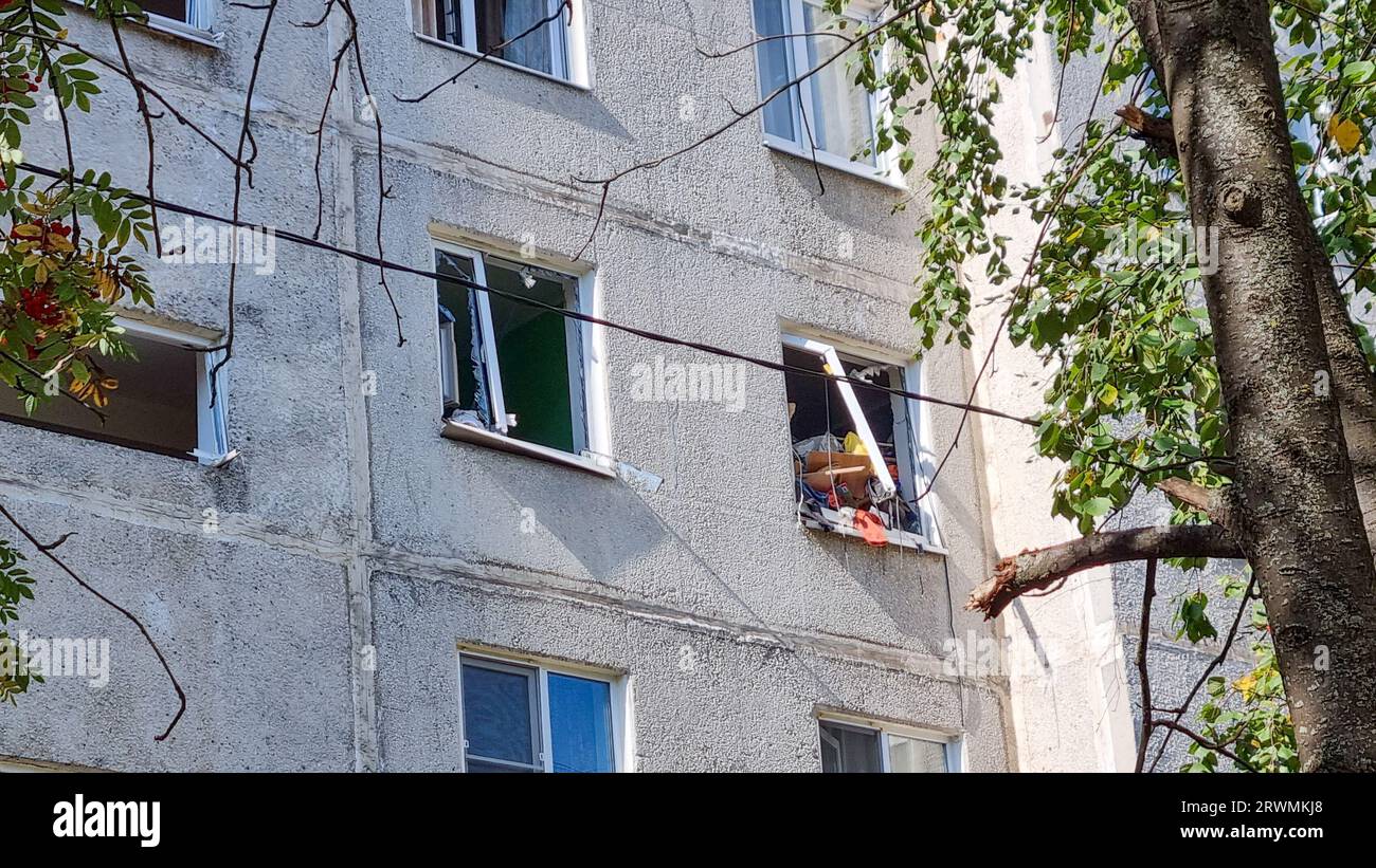20.09.2023. Russia. Moscow oblast. Balashikha. The consequences of an