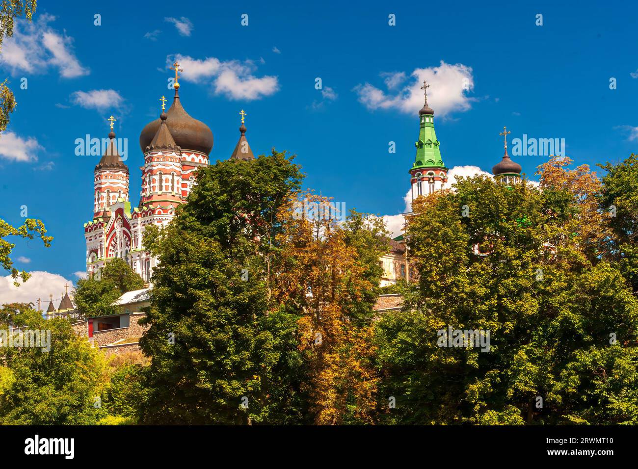 St. Panteleimon Monastery in Kyiv. Stock Photo