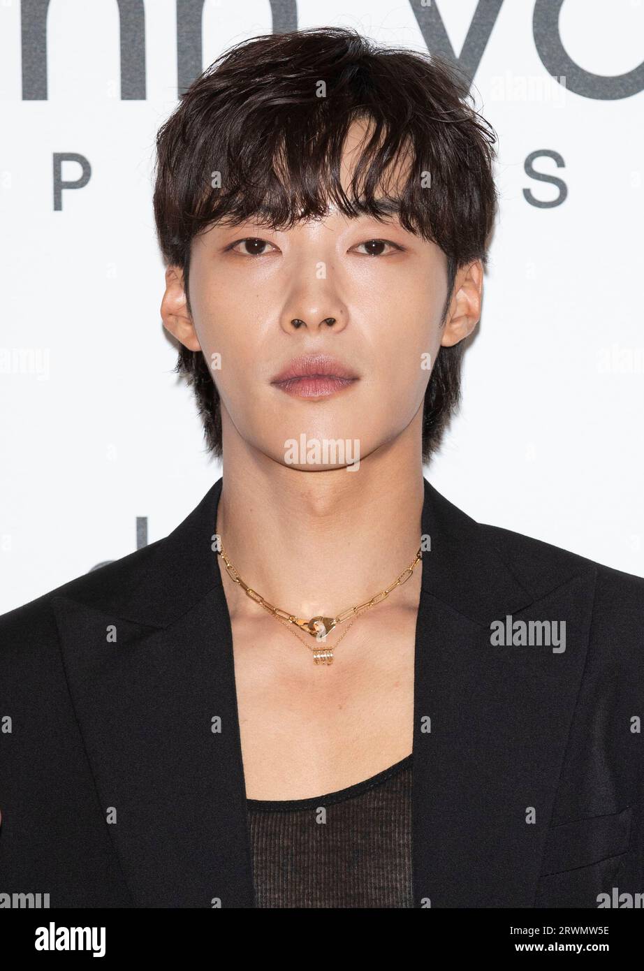 Seoul, South Korea. 20th Sep, 2023. South Korean actor Woo Do-hwan, attends a photo call for the French Jewelery brand Dinh Van Launching in Seoul, South Korea on September 20, 2023. (Photo by: Lee Young-ho/Sipa USA) Credit: Sipa USA/Alamy Live News Stock Photo