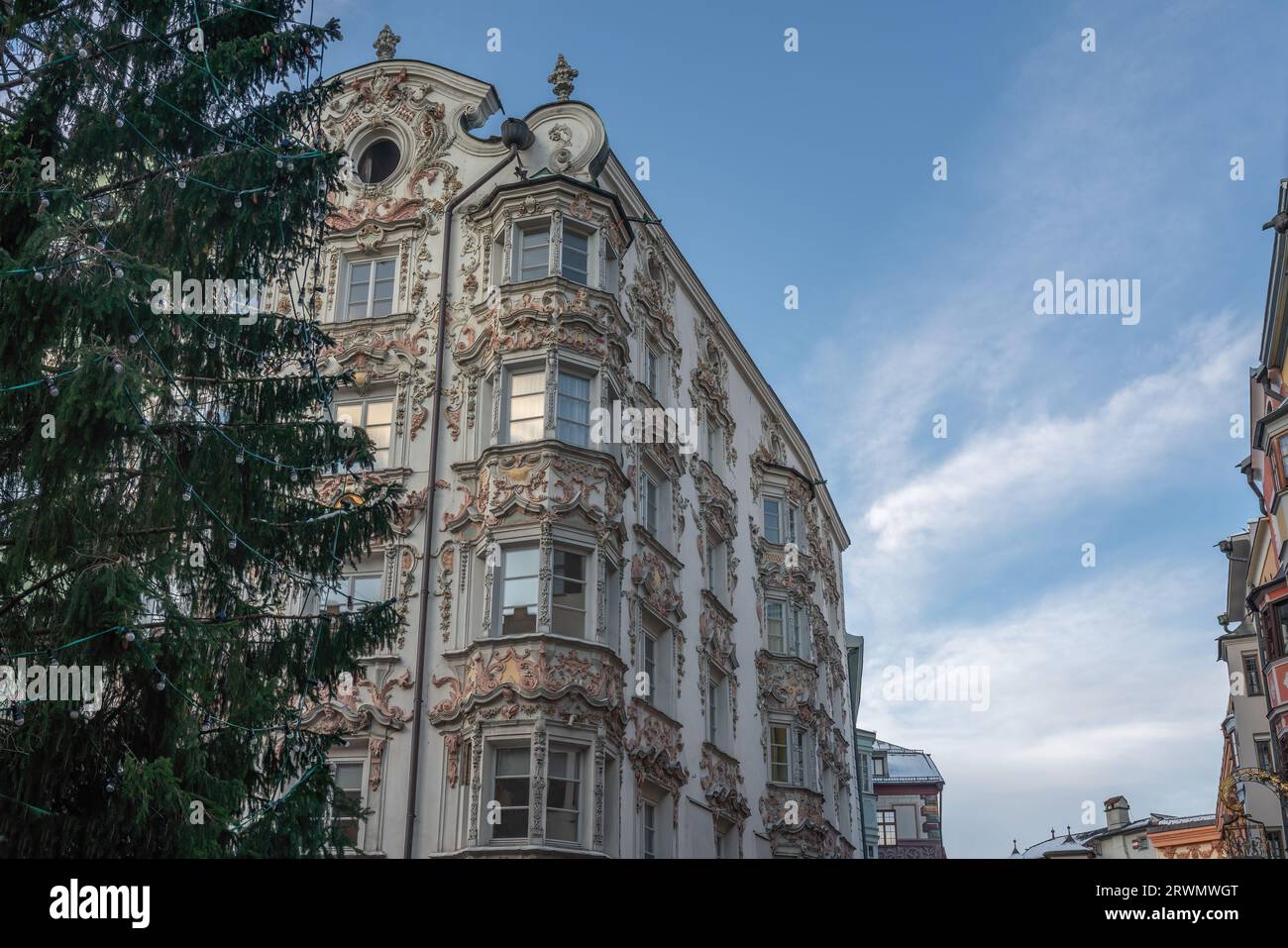 Helbling House - Innsbruck, Austria Stock Photo