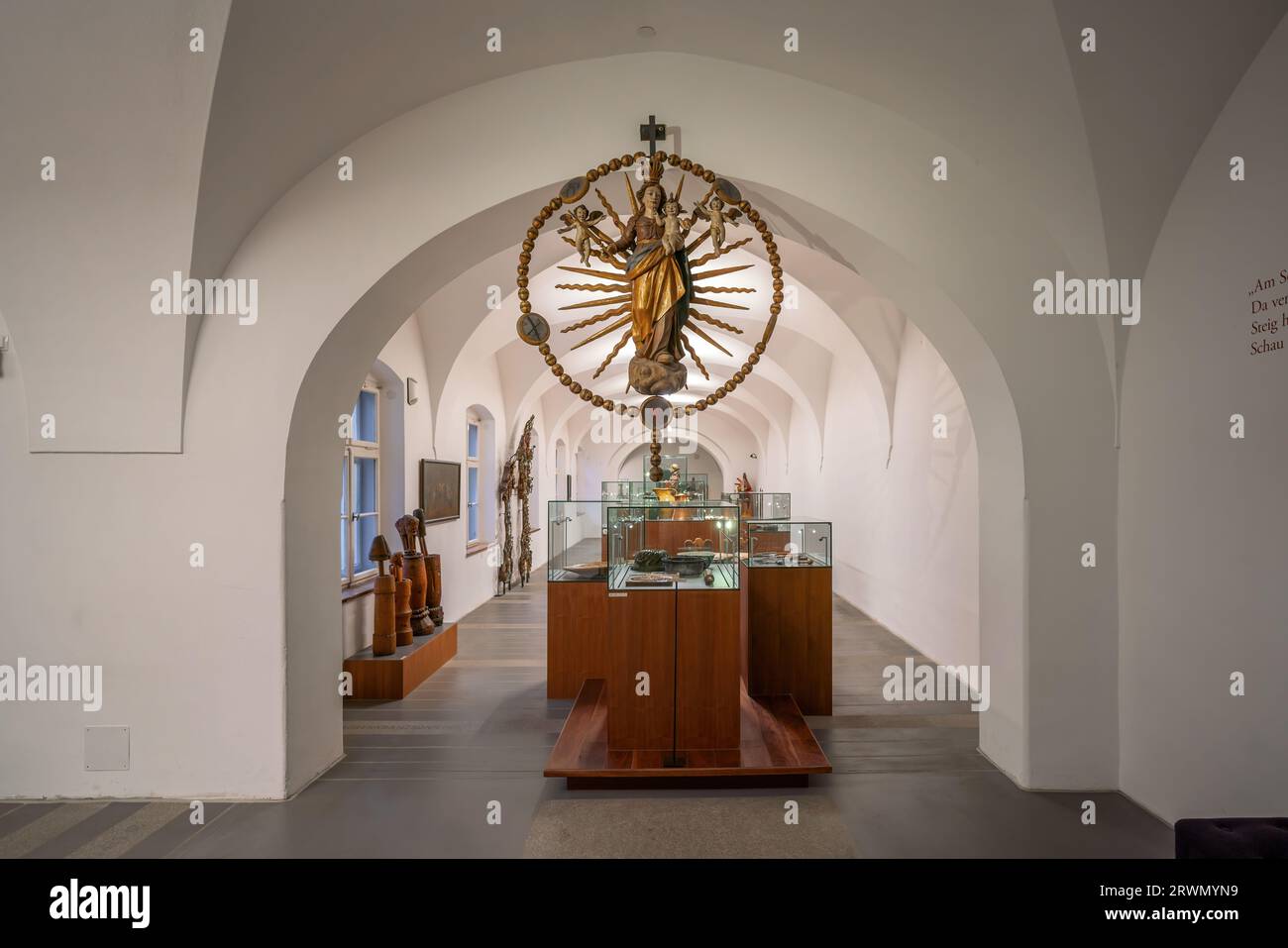 Interior of Tyrolean Folk Art Museum - Innsbruck, Austria Stock Photo