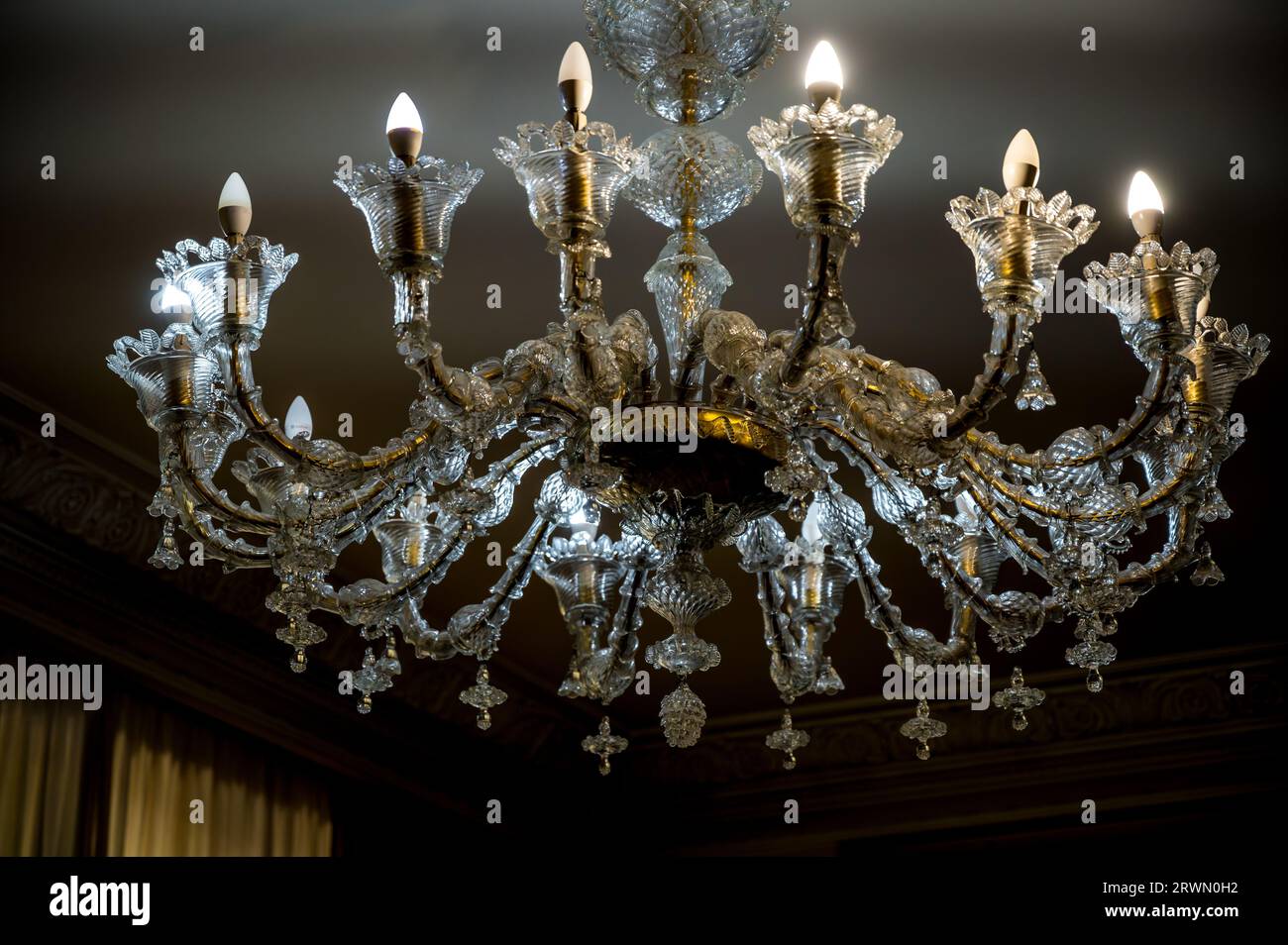 BUCHAREST, ROMANIA 2022: The Ceausescu Palace Spring Palace. house of ...