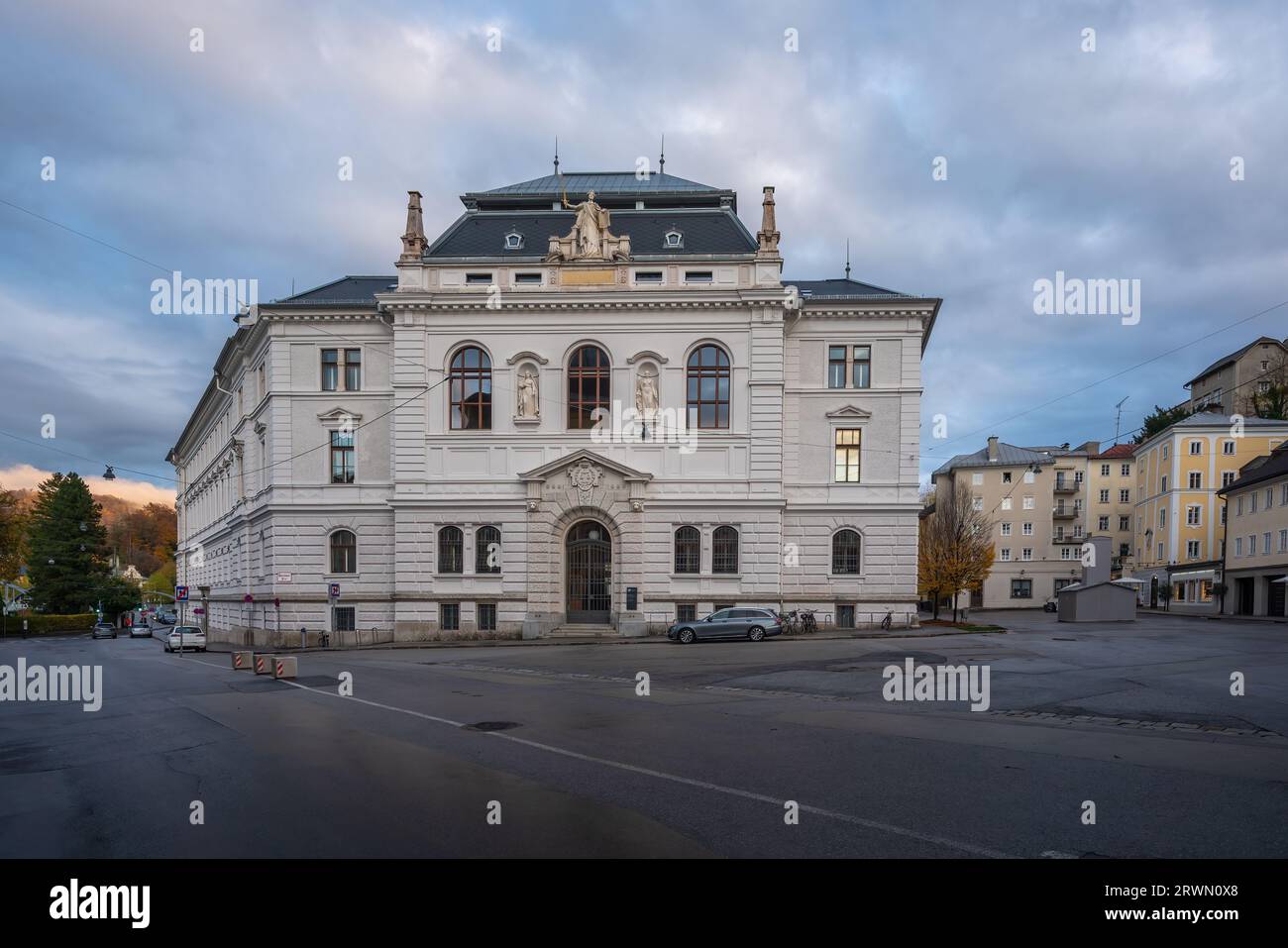 Salzburg Regional Court - Landesgericht - Salzburg, Austria Stock Photo
