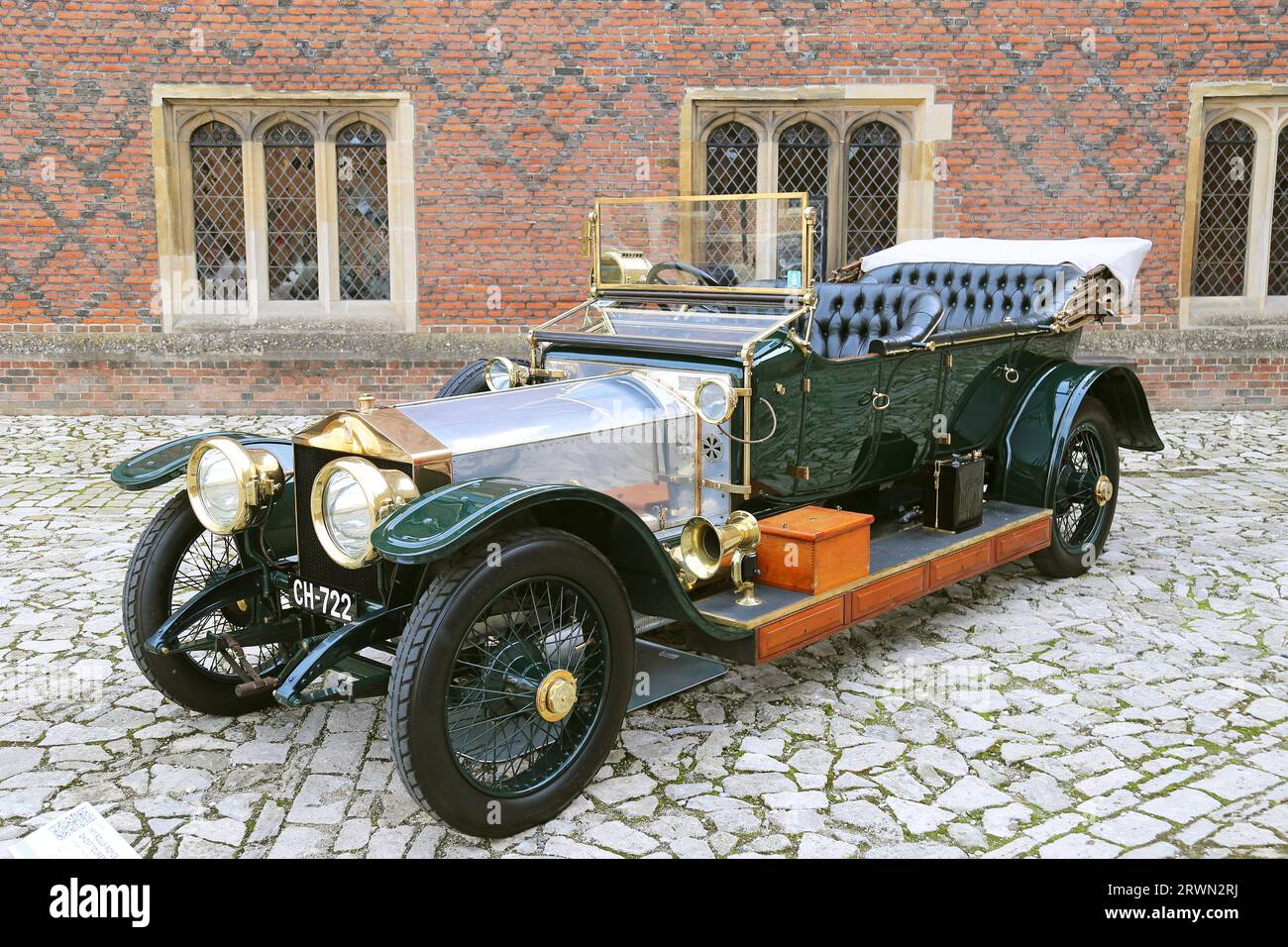 Rolls-Royce 40/50HP Silver Ghost Tourer (1911), Gooding Classic Car Auction, Hampton Court Palace, London, UK, Europe Stock Photo