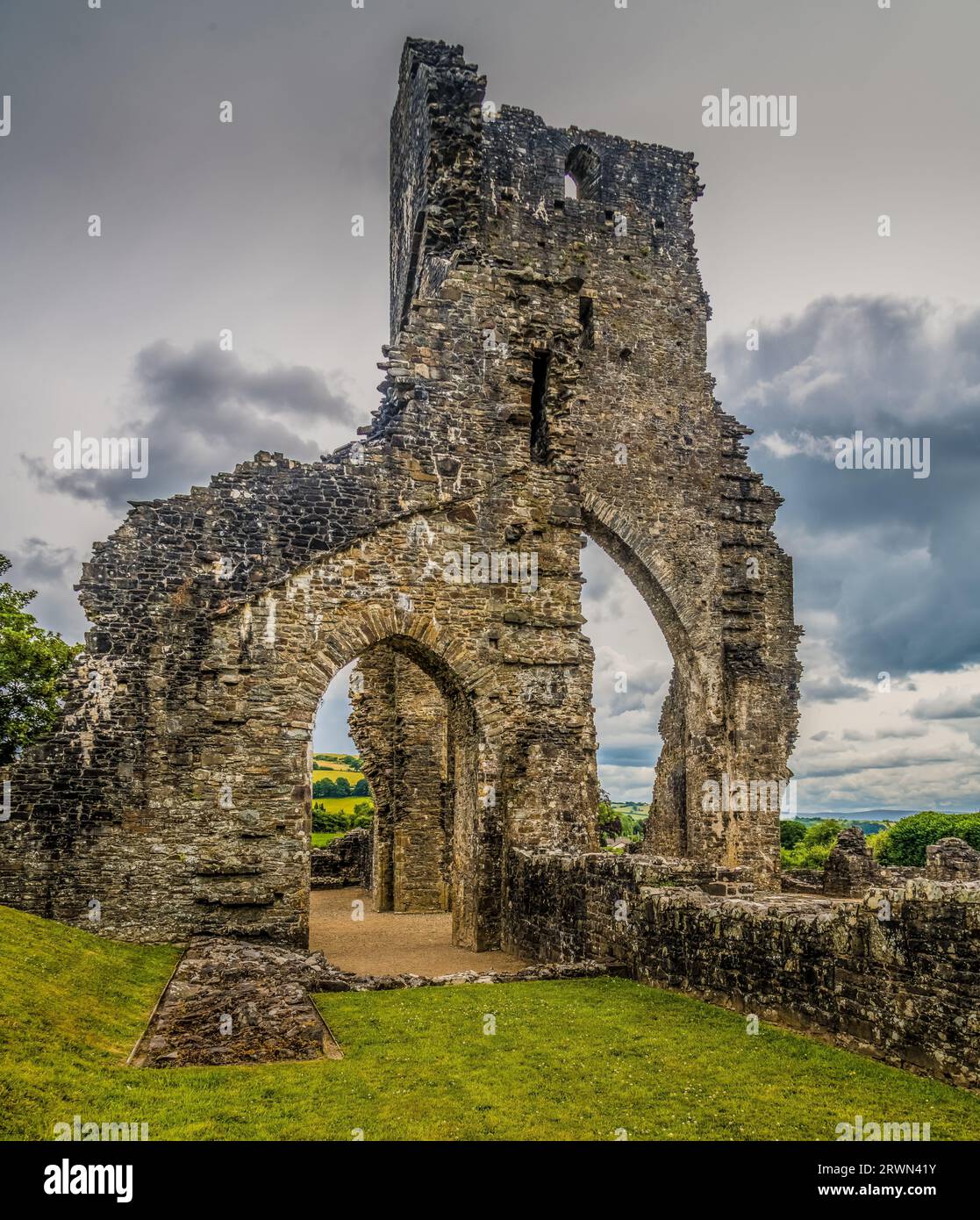 Talley Abbey (Ruin), Wales, UK Stock Photo