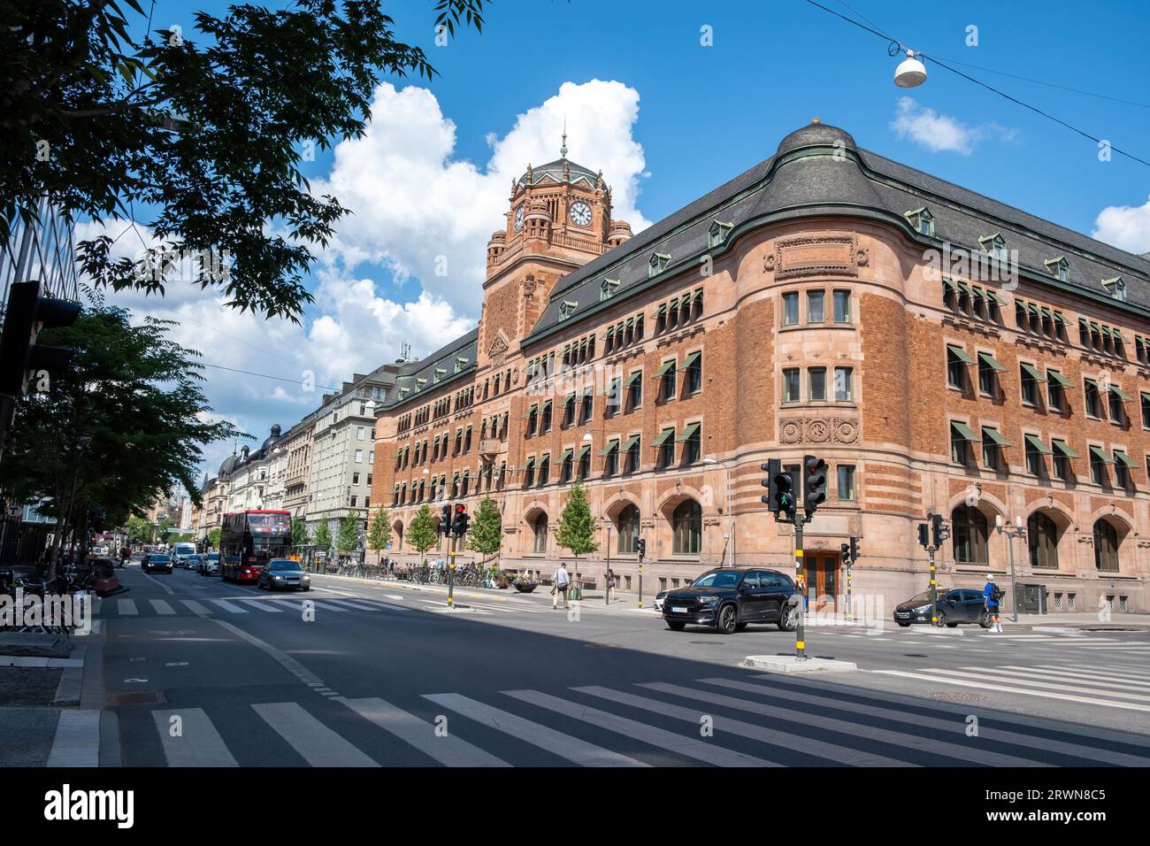 Stockholm Sweden. Central Post Office Building, Centralposthuset