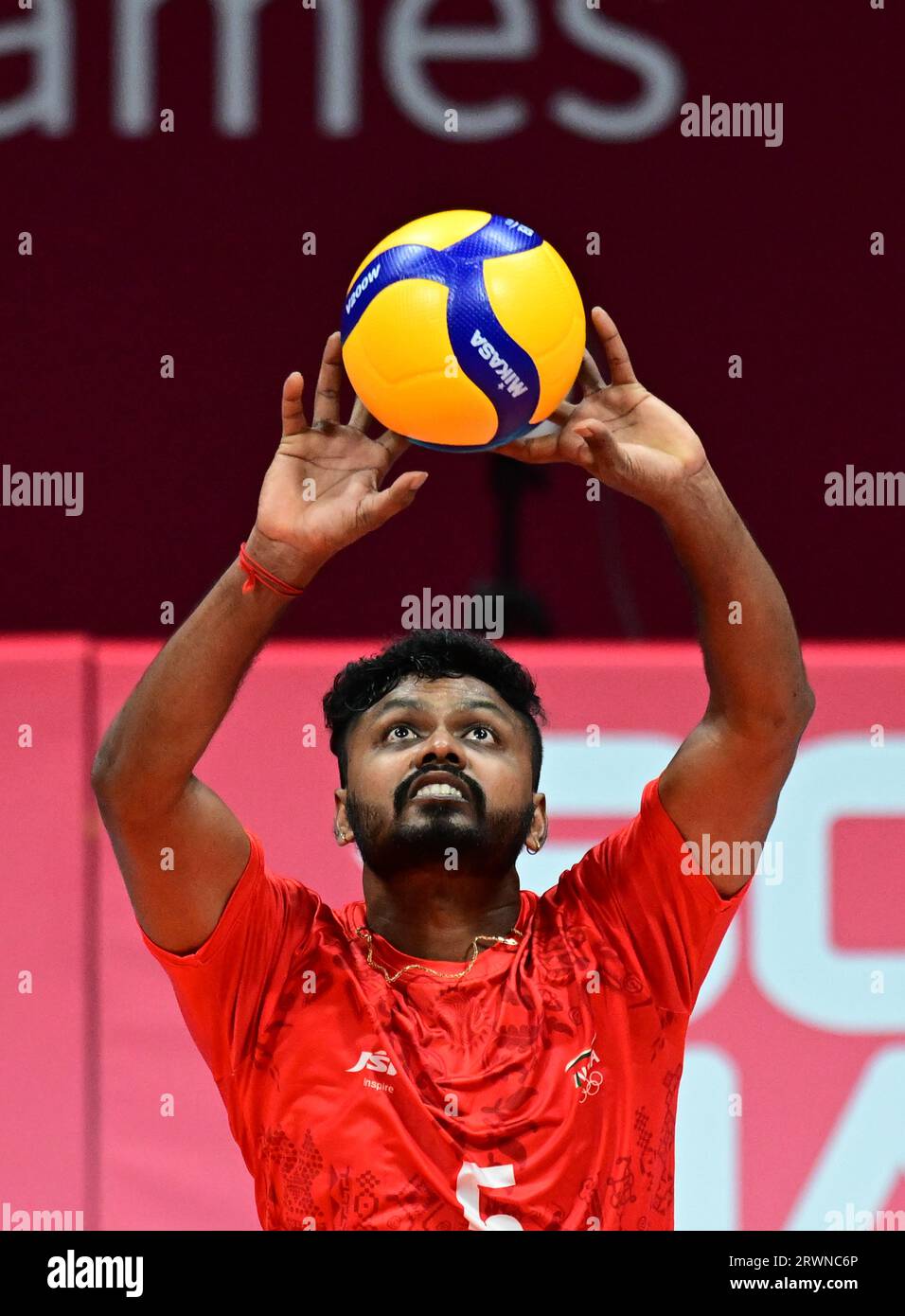 Hangzhou China. 20th Sep 2023. Muthusamy Appavu of the India men