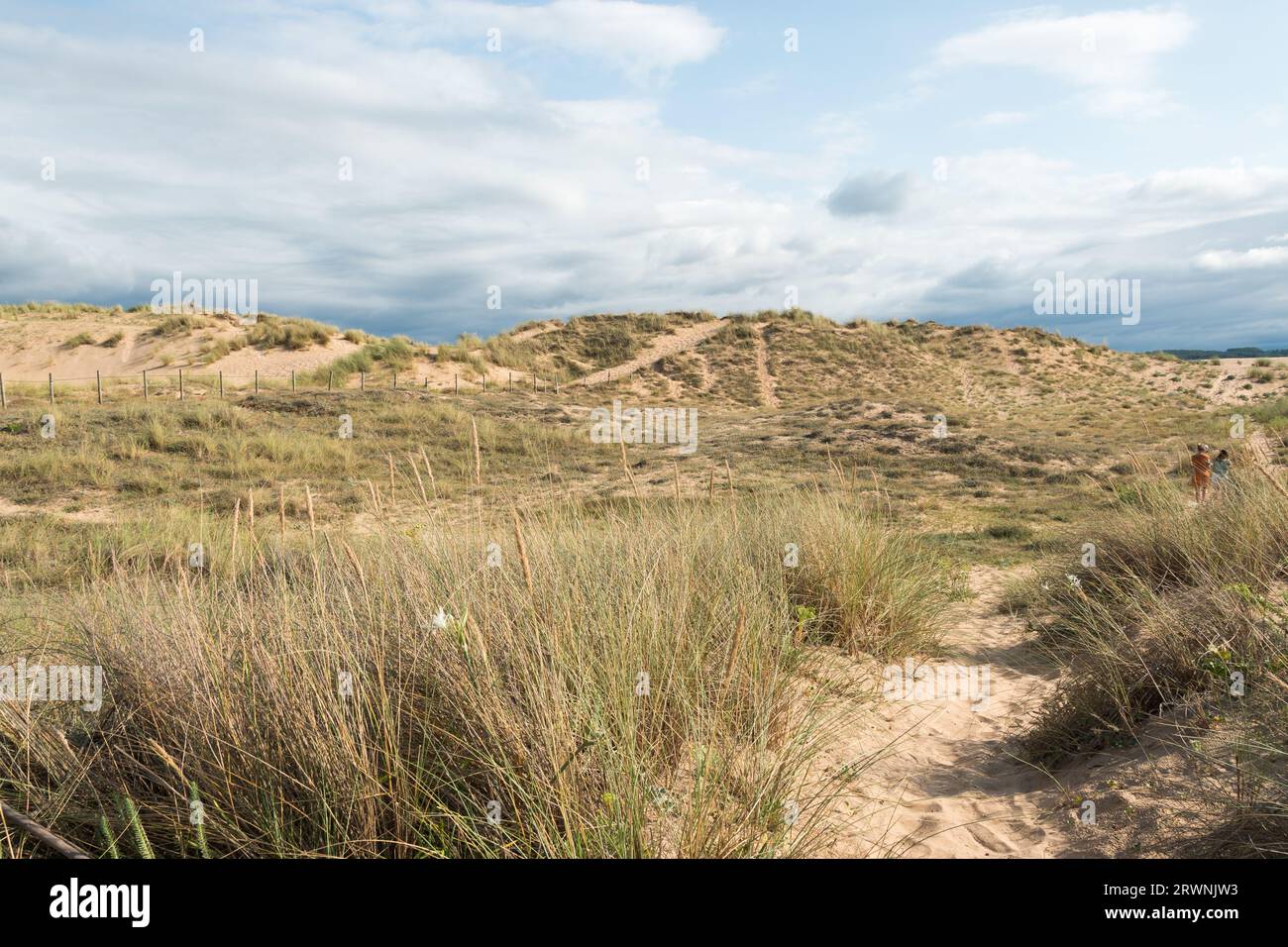 Liencres beach, Cantabria, Spain Stock Photo
