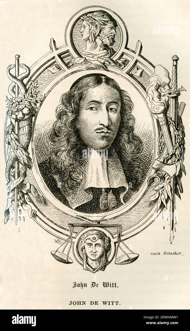 Europa, Niederlande, Den Haag, John de Witt ( Johan de Witt ...