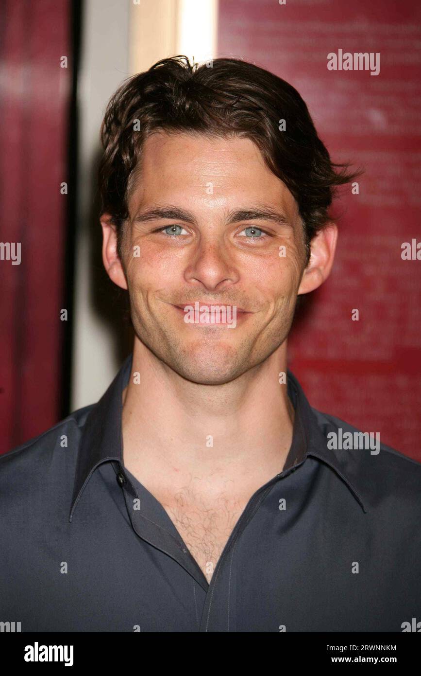 James Marsden attends the opening night of 'Martin Short: Fame Becomes Me' at The Bernard B. Jacobs Theatre in New York City on August 17, 2006.  Photo Credit: Henry McGee/MediaPunch Stock Photo
