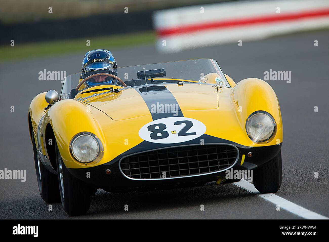 1957 Ferrari 500 TRC, of James Cottingham in The Freddie March Memorial Trophy race at The Goodwood Revival Meeting 8th Sept 2023 in Chichester, Engla Stock Photo