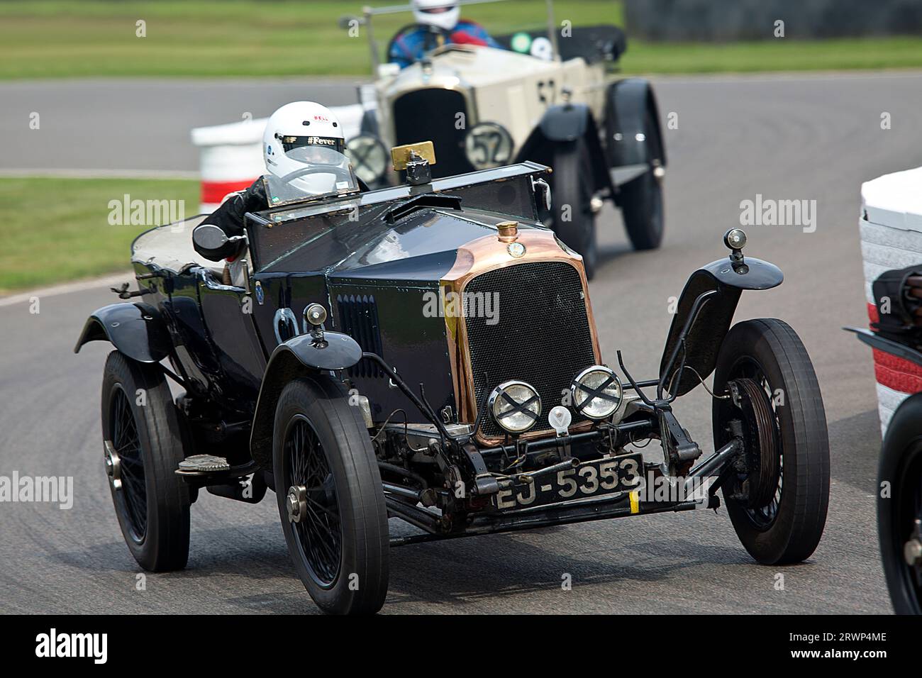 Vintage Vauxhall in the Rudge-Whitworth Cup at The Goodwood Revival Meeting 8th Sept 2023 in Chichester, England. ©2023 Copyright Michael Cole Stock Photo