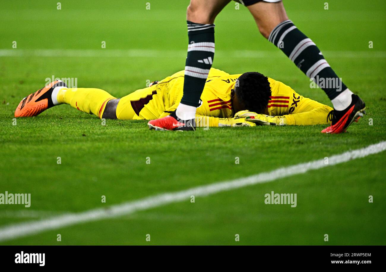Andre Onana disappointed after conceding goal Manchester United