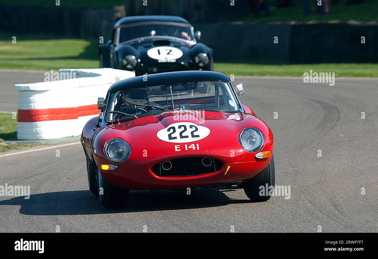 1961 Jaguar Etype 'semi lightweight' in the Royal Automobile Club TT