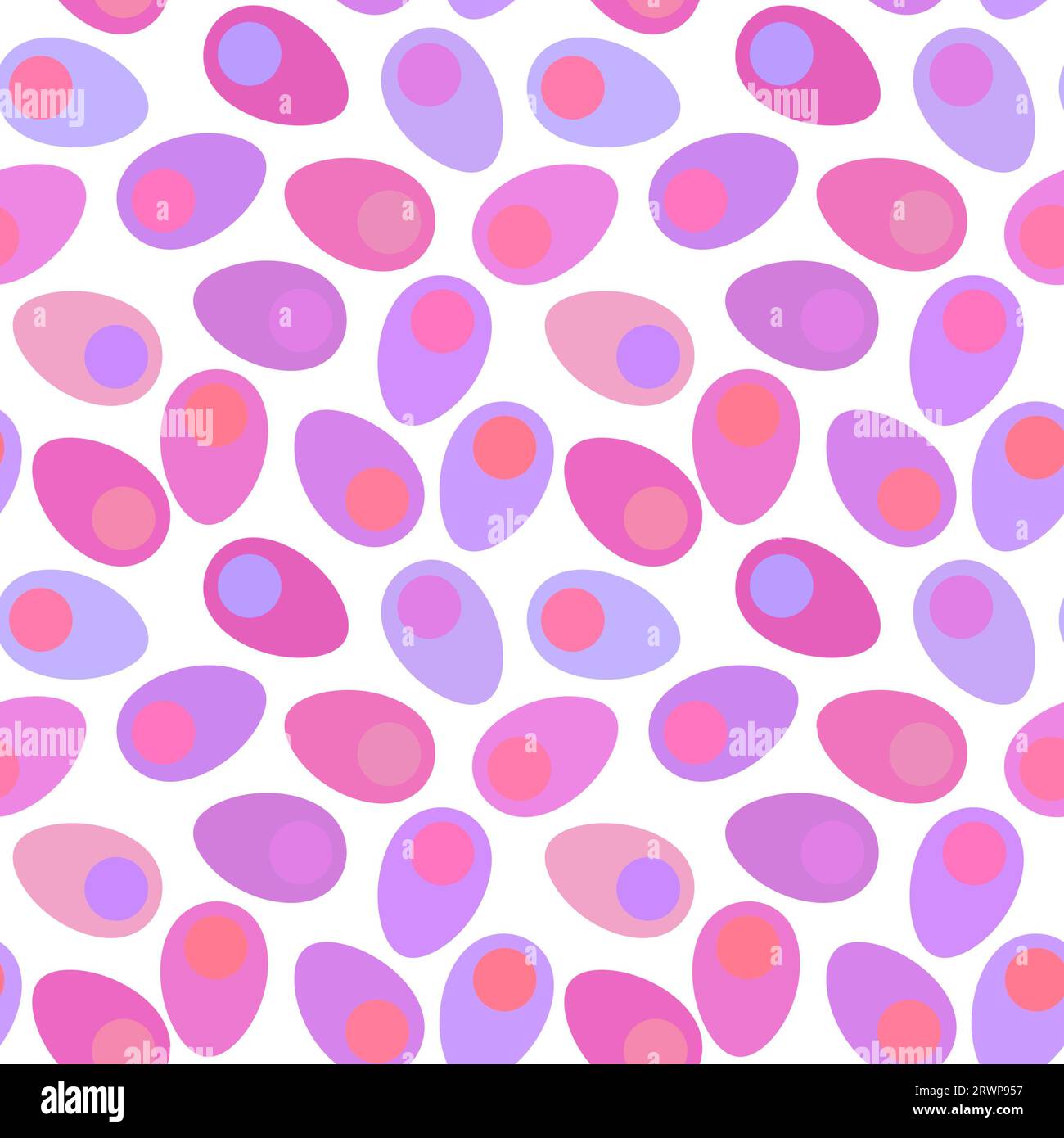 Easter eggs seamless pattern for wrapping paper and fabrics and kids