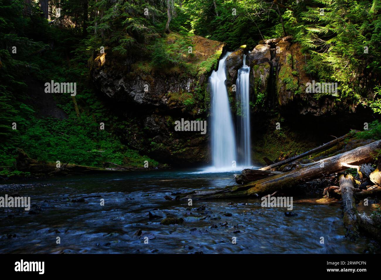 Paradise Falls, Near Mt St Helen In the Pinchot Gifford Nat…