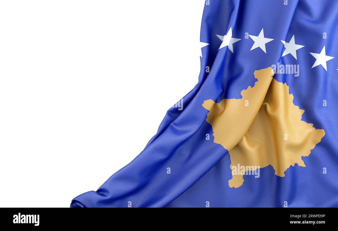 Vecteur Stock Kosovo Flagge, Kosovo Flag