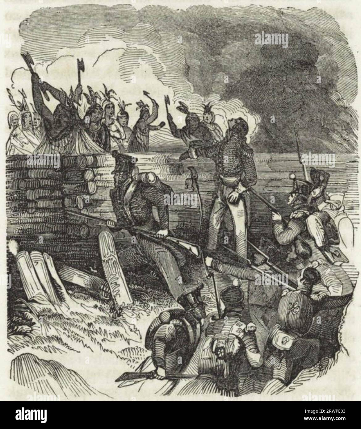 Battle of Horseshoe Bend Stock Photo Alamy