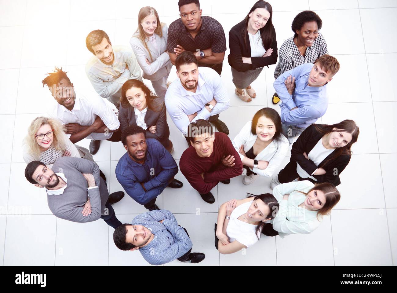 Large group young teenage hi-res stock photography and images - Alamy