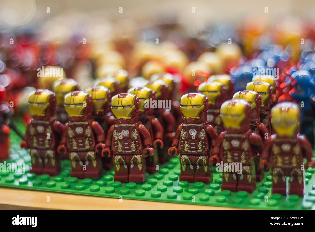 Iron Man Legos Stock Photo