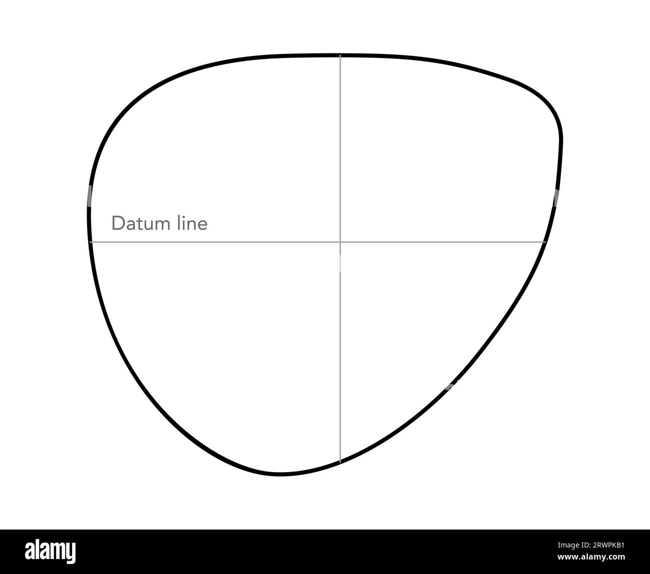 Datum system of Measurement of lens glasses Eye frame fashion accessory