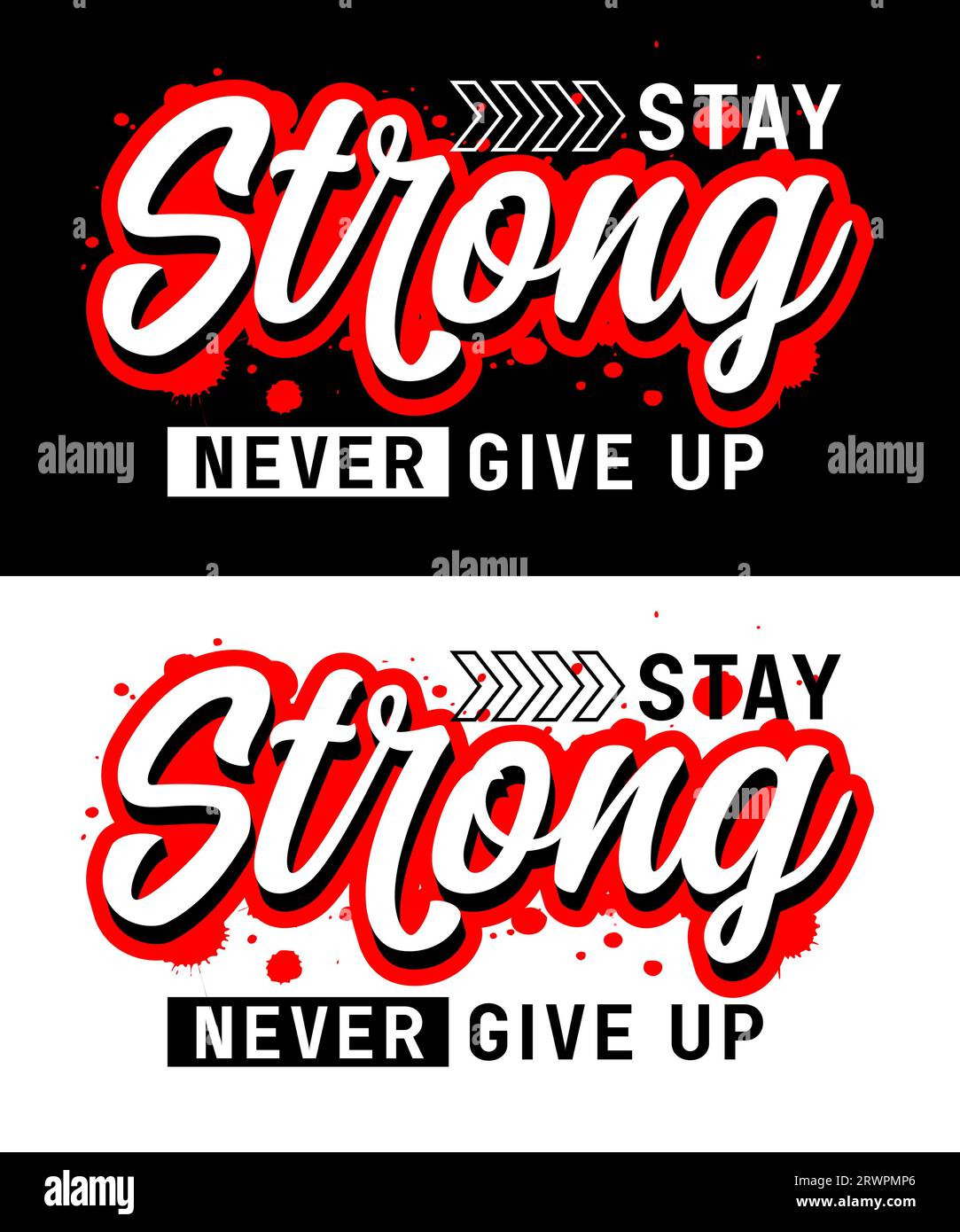 stay strong, motivational quote, lettering concept, banner, poster, etc. Stock Vector
