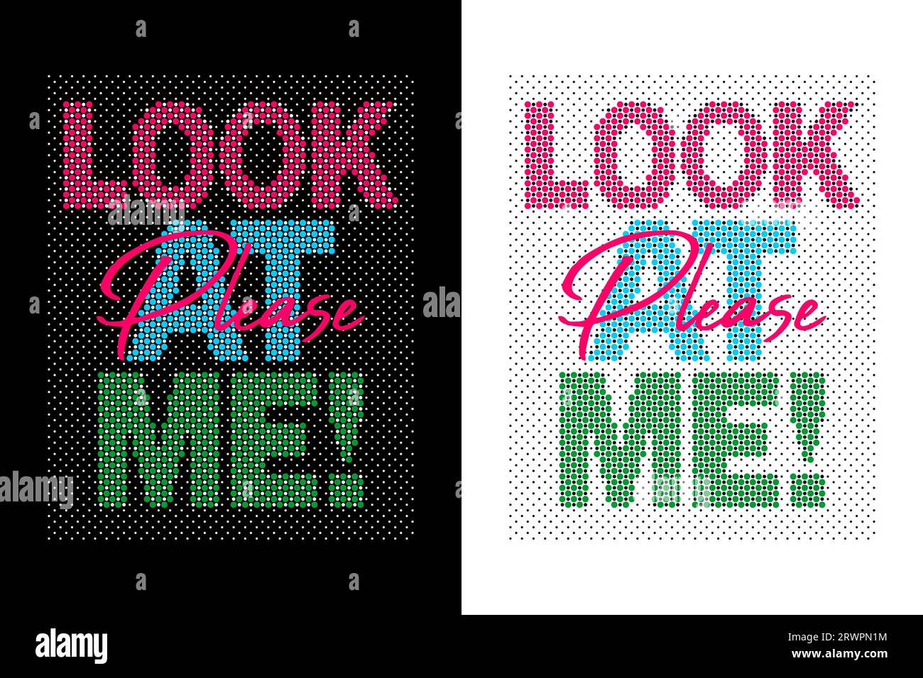 look please me, motivational quote, lettering concept, banner, poster, etc. Stock Vector