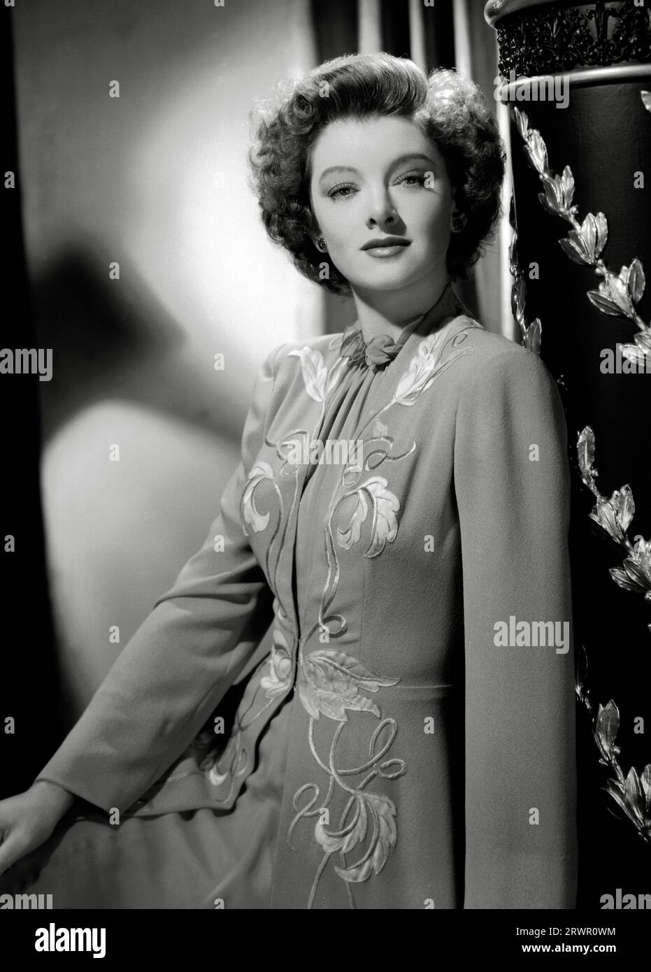 Myrna Loy, circa (1948). Photo credit: The Hollywood Archive (File Reference # 34580-267THA) Stock Photo