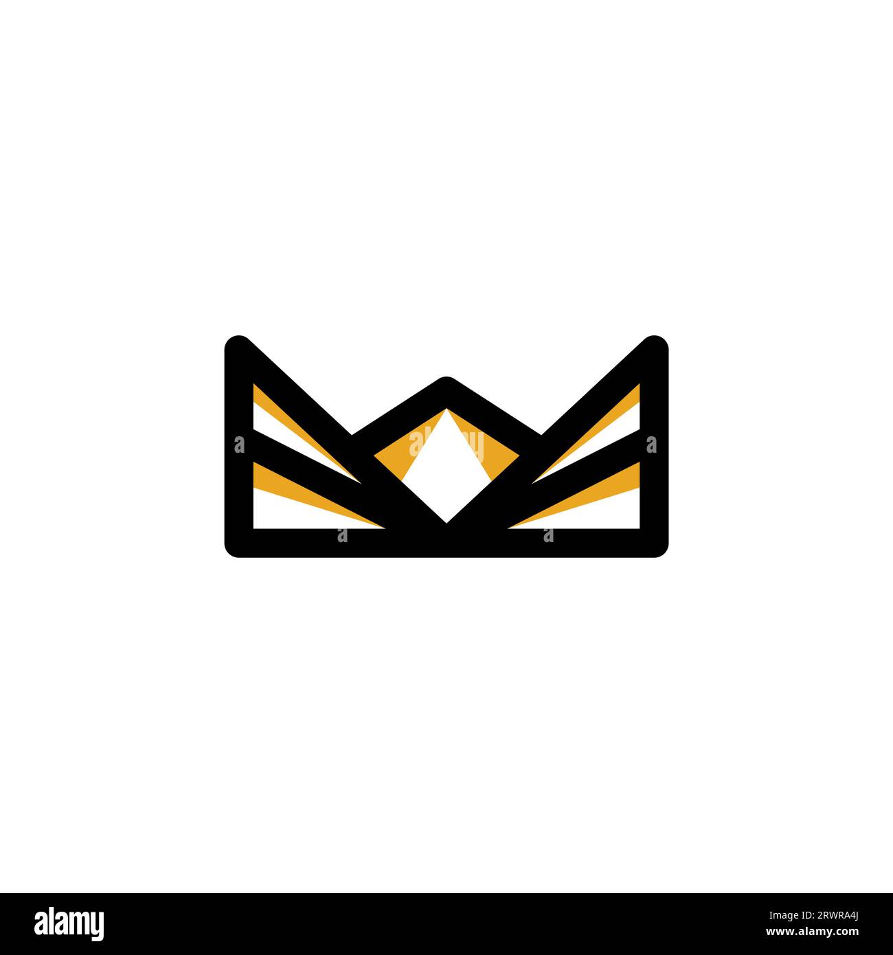 Crown Logo Design. Letter M Crown Logo Vector Stock Vector