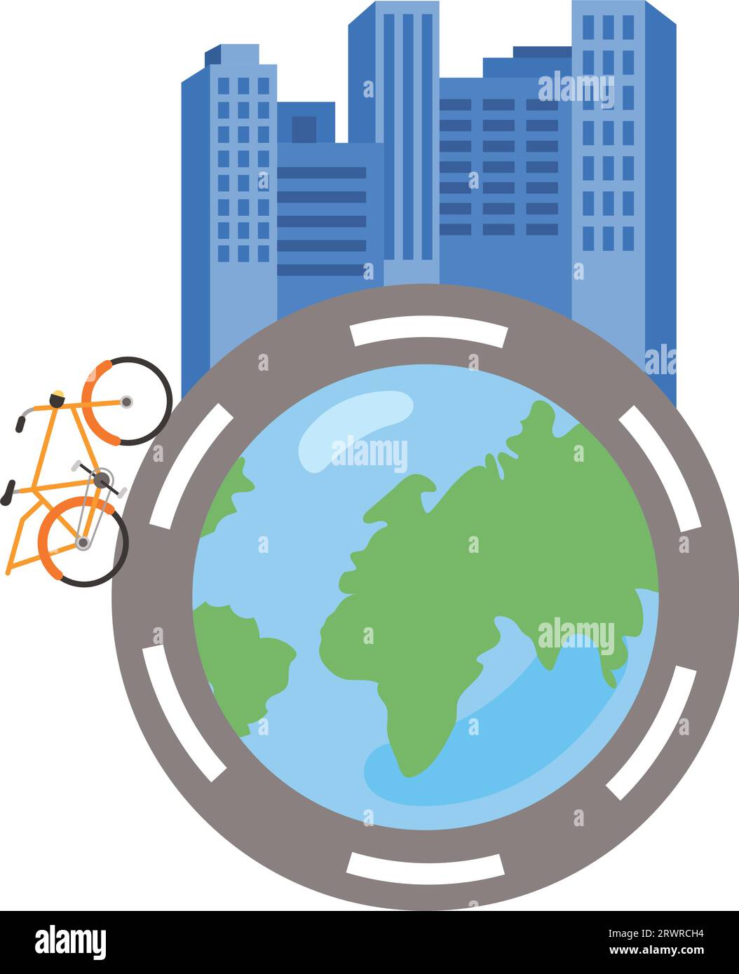 car free day design vector isolated Stock Vector Image & Art - Alamy