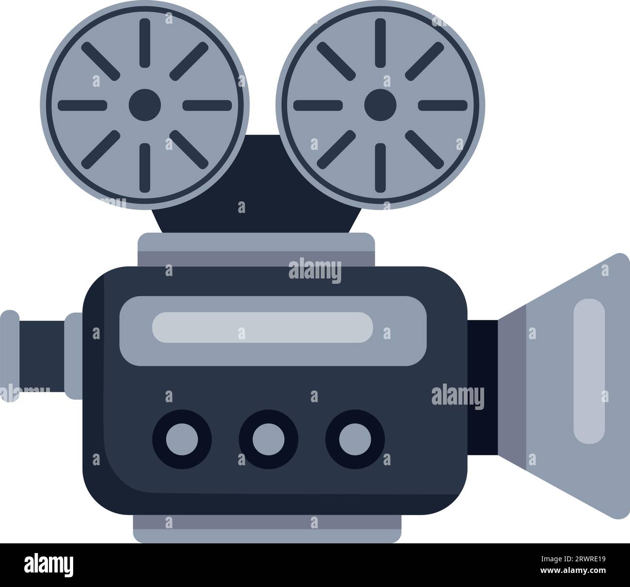 film device old vector isolated Stock Vector Image & Art - Alamy