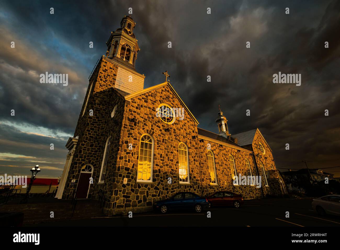 Catholic Church of Saint Bonaventure Bonaventure, Quebec, CA Stock