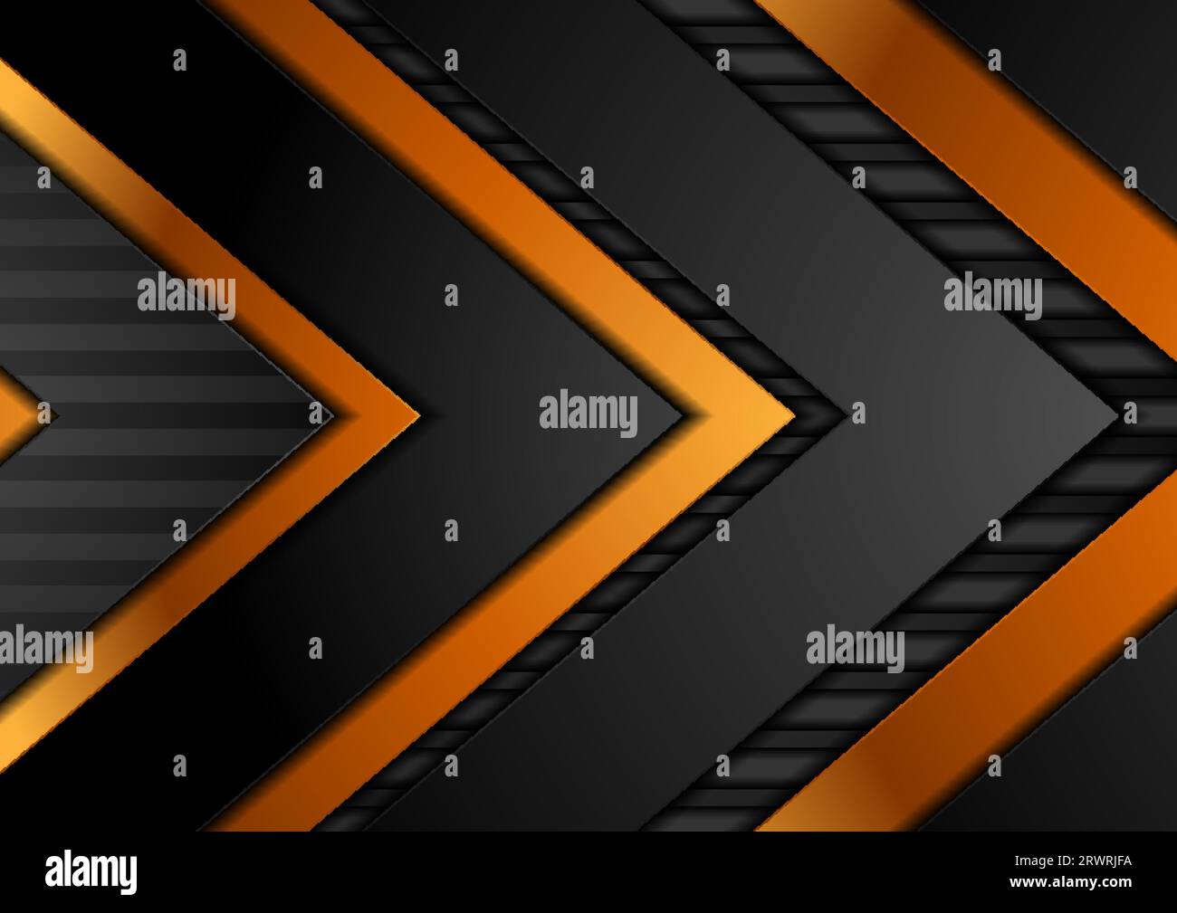 Black and bronze abstract tech corporate background with arrows. Vector ...