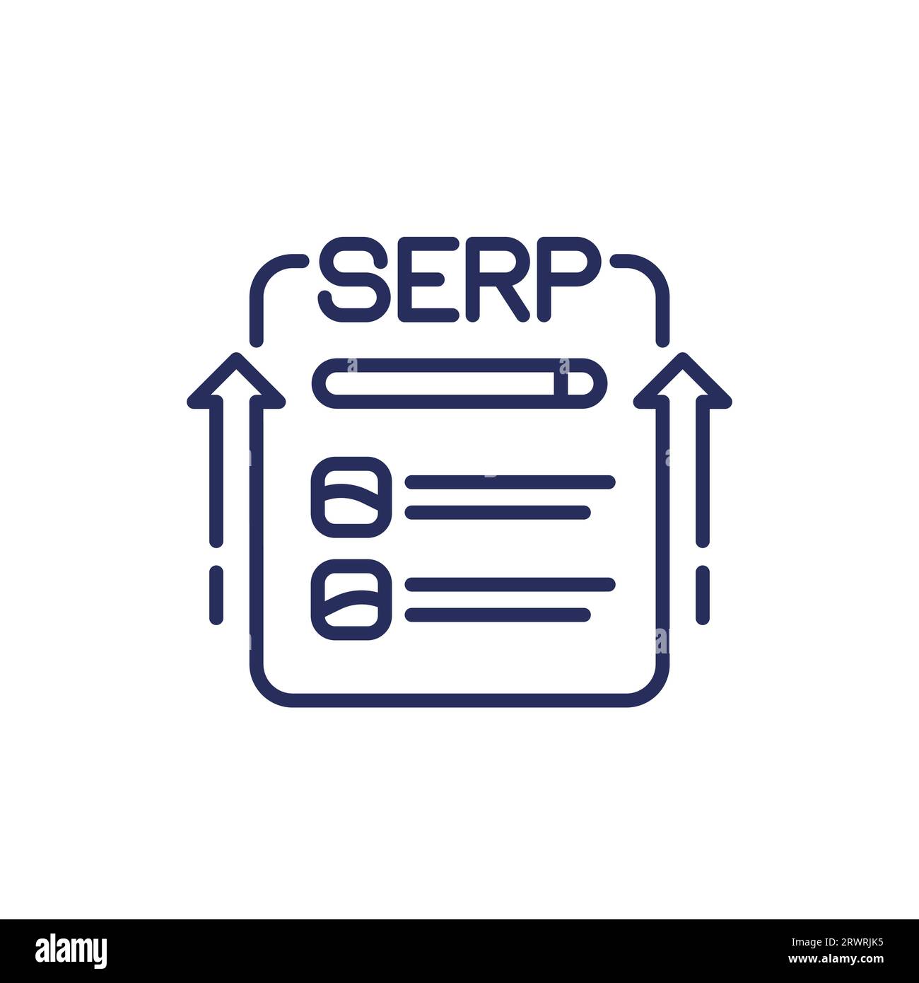 Serp icon search engine Cut Out Stock Images Pictures Alamy