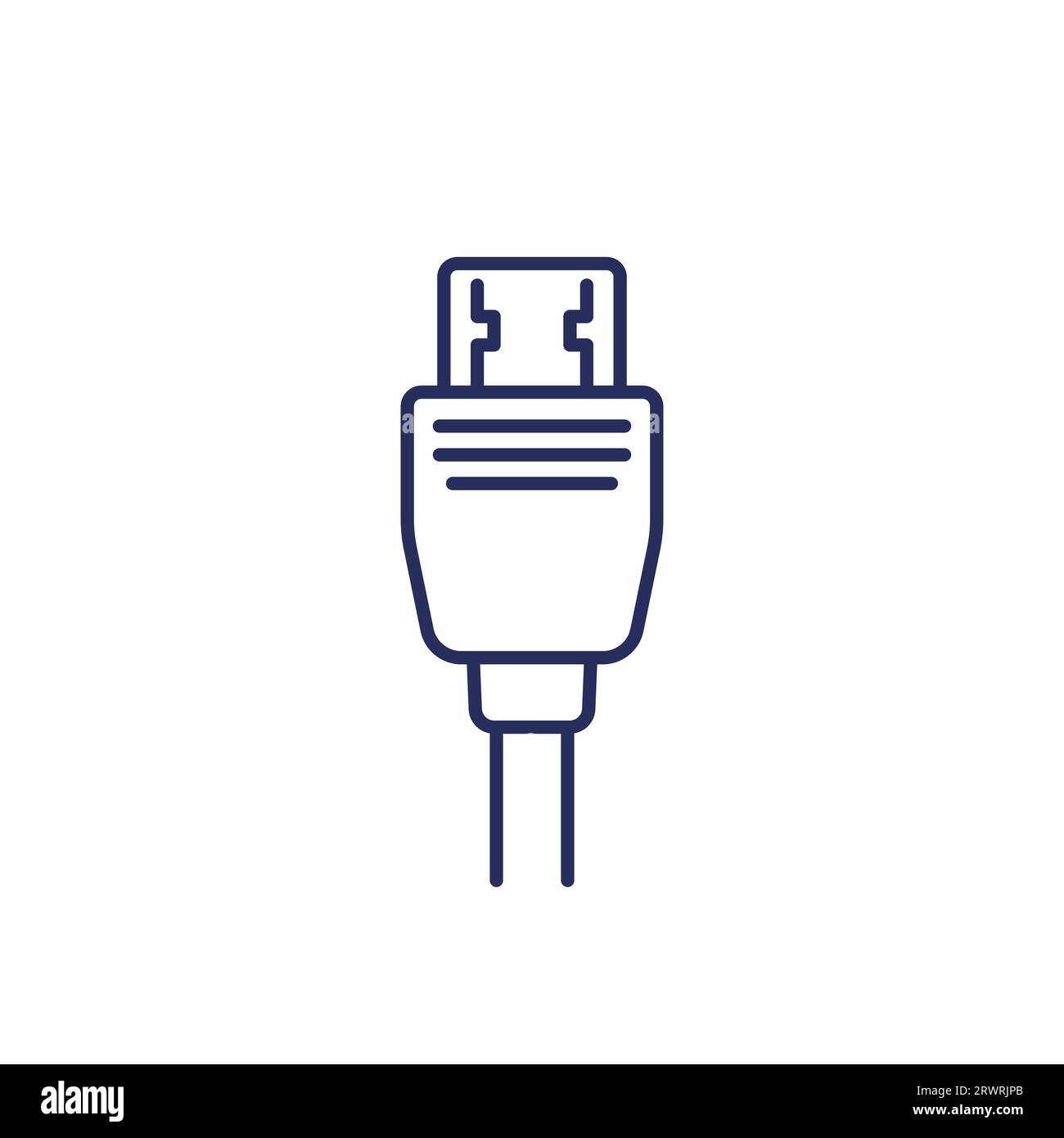 HDMI cable icon, line vector Stock Vector Image & Art Alamy