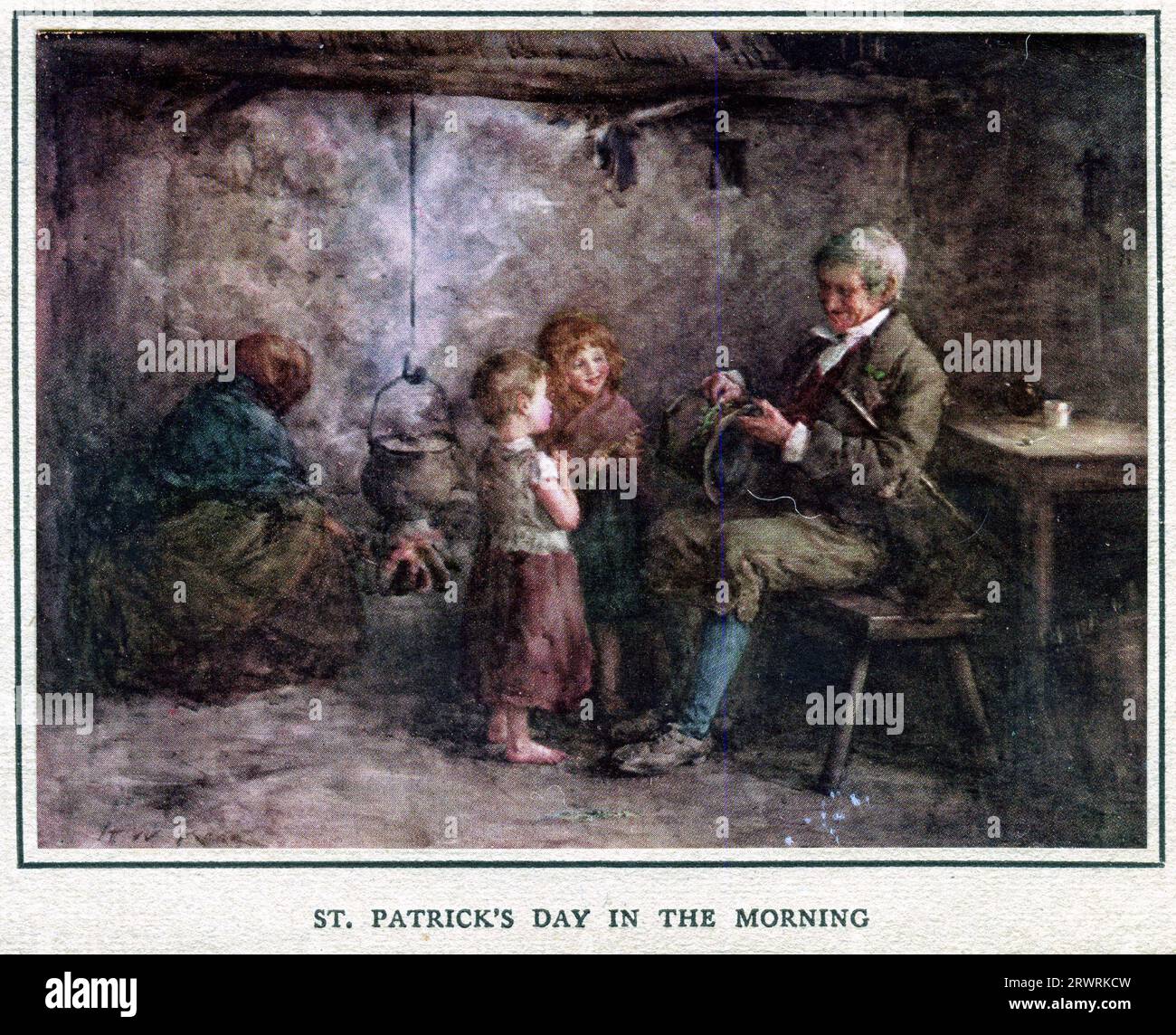 halftone portrait of an iconic Irish character - St Patrick's day in ...